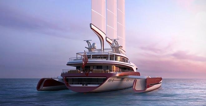 Dragonship 80 - stern view ©  SW